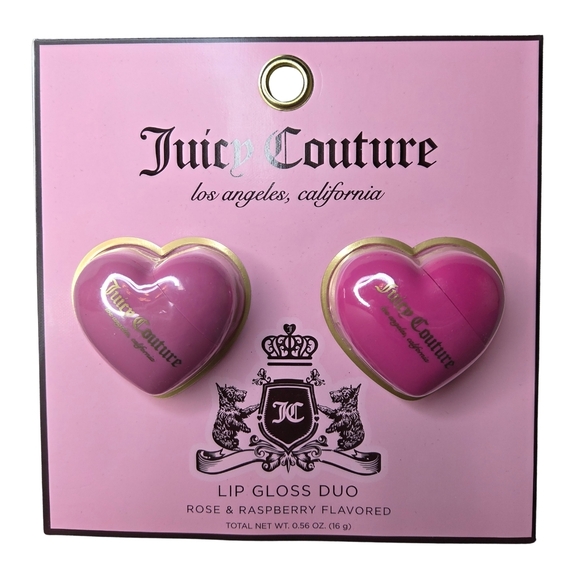 Juicy Couture Other - Juicy Couture Rose & Raspberry Lip Gloss Duo